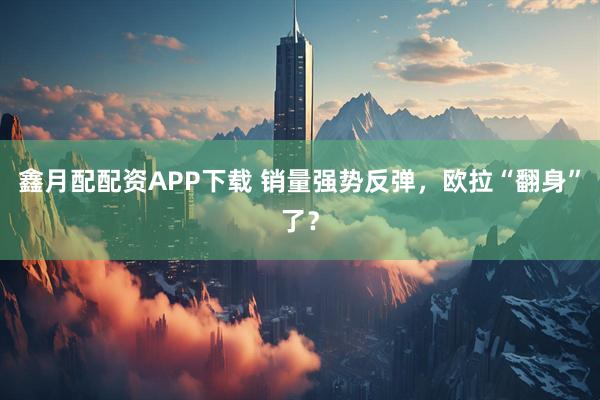 鑫月配配资APP下载 销量强势反弹，欧拉“翻身”了？